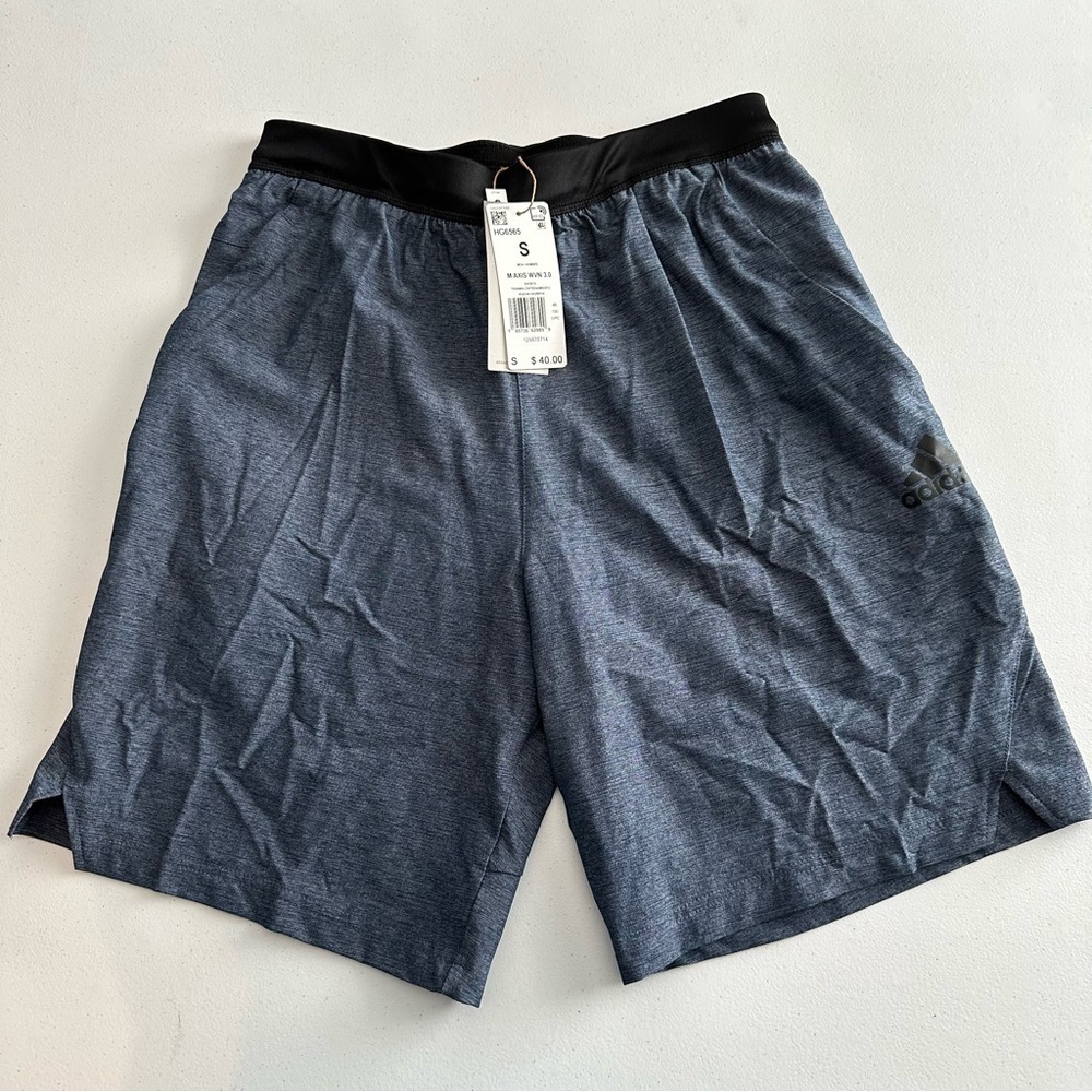 ADIDAS Axis Woven 3.0 Training Shorts Navy MEN’S Small